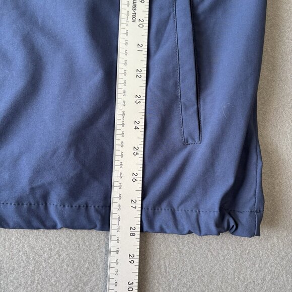 New Balance Lightweight Windbreaker Mens S Jogging Jacket Navy Running Hooded - Picture 8 of 16